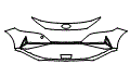 Bumper Kit pattern for the 2021 Hyundai Elantra (US)