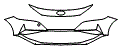Bumper Kit pattern for the 2021 Hyundai Elantra (US)