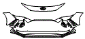Bumper Kit pattern for the 2022 Hyundai Elantra (US)
