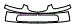 Bumper kit pattern for the 2003 Hyundai Elantra