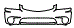 Bumper kit pattern for the 2000 Hyundai Accent