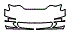 Bumper kit pattern for the 2000 Hyundai Tiburon