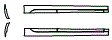 Rocker Panel Kit pattern for the 2016 Hyundai Sonata