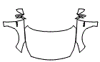 Full Hood, Fender and Mirror Kit pattern for the 2016 Hyundai Sonata