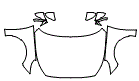 Full Hood, Fender and Mirror Kit pattern for the 2019 Hyundai Sonata