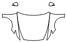 Full Hood, Fender and Mirror Kit pattern for the 2023 Hyundai Sonata (Canada)