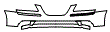 Bumper Kit pattern for the 2009 Hyundai Sonata