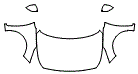 Full Hood, Fender and Mirror Kit pattern for the 2022 Hyundai Accent (US)