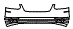 Bumper Kit pattern for the 2003 Hyundai Accent
