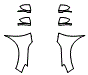 Full Fender and Mirror Kit pattern for the 2021 Hyundai Tucson