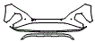 Bumper Kit pattern for the 2022 Hyundai Tuscon (US)