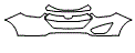 Grille and Bumper Kit pattern for the 2012 Hyundai Tucson