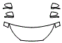 Hood, Fender and Mirror Kit pattern for the 2021 Hyundai Tucson