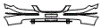 Bumper Kit pattern for the 2006 Hyundai Azera