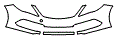 Bumper Kit pattern for the 2017 Hyundai Azera