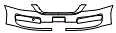 Grille and Bumper Kit pattern for the 2007 Hyundai Entourage