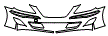 Bumper Kit pattern for the 2012 Hyundai Genesis