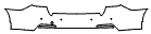 Rear Bumper Kit pattern for the 2016 Hyundai Genesis