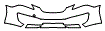 Bumper and Luggage Area Kit pattern for the 2010 Hyundai Genesis Coupe