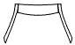 Roof and A-Pillar Kit pattern for the 2022 Hyundai Veloster