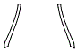 A-Pillar Kit pattern for the 2016 Hyundai Elantra GT