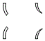 Wheel Opening Kit pattern for the 2022 Hyundai Ioniq