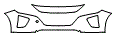 Bumper Kit pattern for the 2018 Hyundai Ioniq