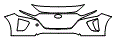 Bumper Kit pattern for the 2018 Hyundai Ioniq