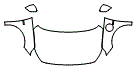 Full Hood, Fender and Mirror Kit pattern for the 2022 Hyundai Ioniq