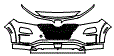 Bumper Kit pattern for the 2019 Hyundai Kona (US)