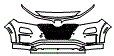 Bumper Kit pattern for the 2021 Hyundai Kona Electric
