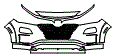 Bumper Kit pattern for the 2021 Hyundai Kona Electric