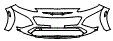 Bumper Kit pattern for the 2022 Hyundai Kona (US)