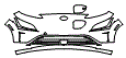 Bumper Kit pattern for the 2022 Hyundai Kona Electric