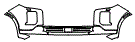 Bumper Kit pattern for the 2023 Hyundai Palisade