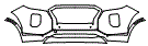 Bumper Kit pattern for the 2020 Hyundai Palisade