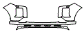 Bumper Kit pattern for the 2023 Hyundai Palisade