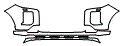 Bumper Kit pattern for the 2023 Hyundai Palisade