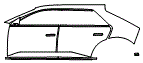 Door and Rear Fender Kit pattern for the 2026 Hyundai Ioniq 5 (US)