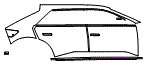 Door and Rear Fender Kit pattern for the 2026 Hyundai Ioniq 5 (US)