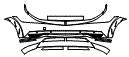 Bumper Kit pattern for the 2022 Hyundai Ioniq 5 (US)