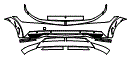 Bumper Kit pattern for the 2022 Hyundai Ioniq 5 (US)