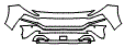 Bumper Kit pattern for the 2023 Hyundai Santa Fe (Canada)