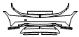 Bumper Kit pattern for the 2022 Hyundai Ioniq 5 (US)