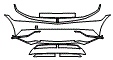 Bumper Kit pattern for the 2022 Hyundai Ioniq 5 (US)