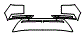 Rear Bumper Kit pattern for the 2022 Hyundai Ioniq 5 (US)