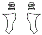 Full Fender and Mirror Kit pattern for the 2021 Subaru Forester