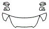 Hood, Fender and Mirror Kit pattern for the 2010 Subaru Outback