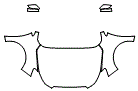 Full Hood, Fender and Mirror Kit pattern for the 2015 Subaru Impreza