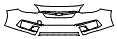 Bumper Kit pattern for the 2023 Subaru Impreza (US)